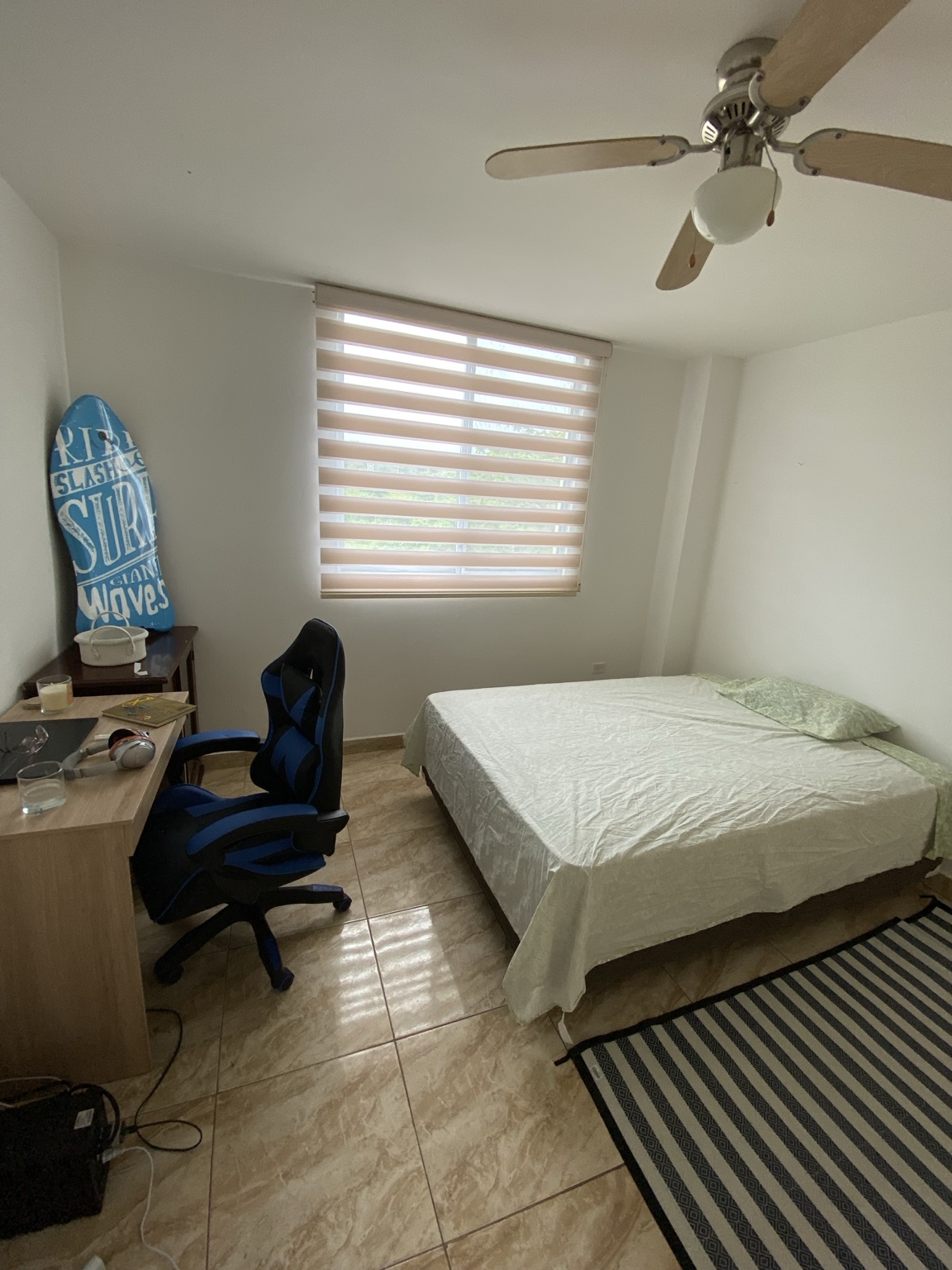 Dormitorio del dúplex en Tonsupa